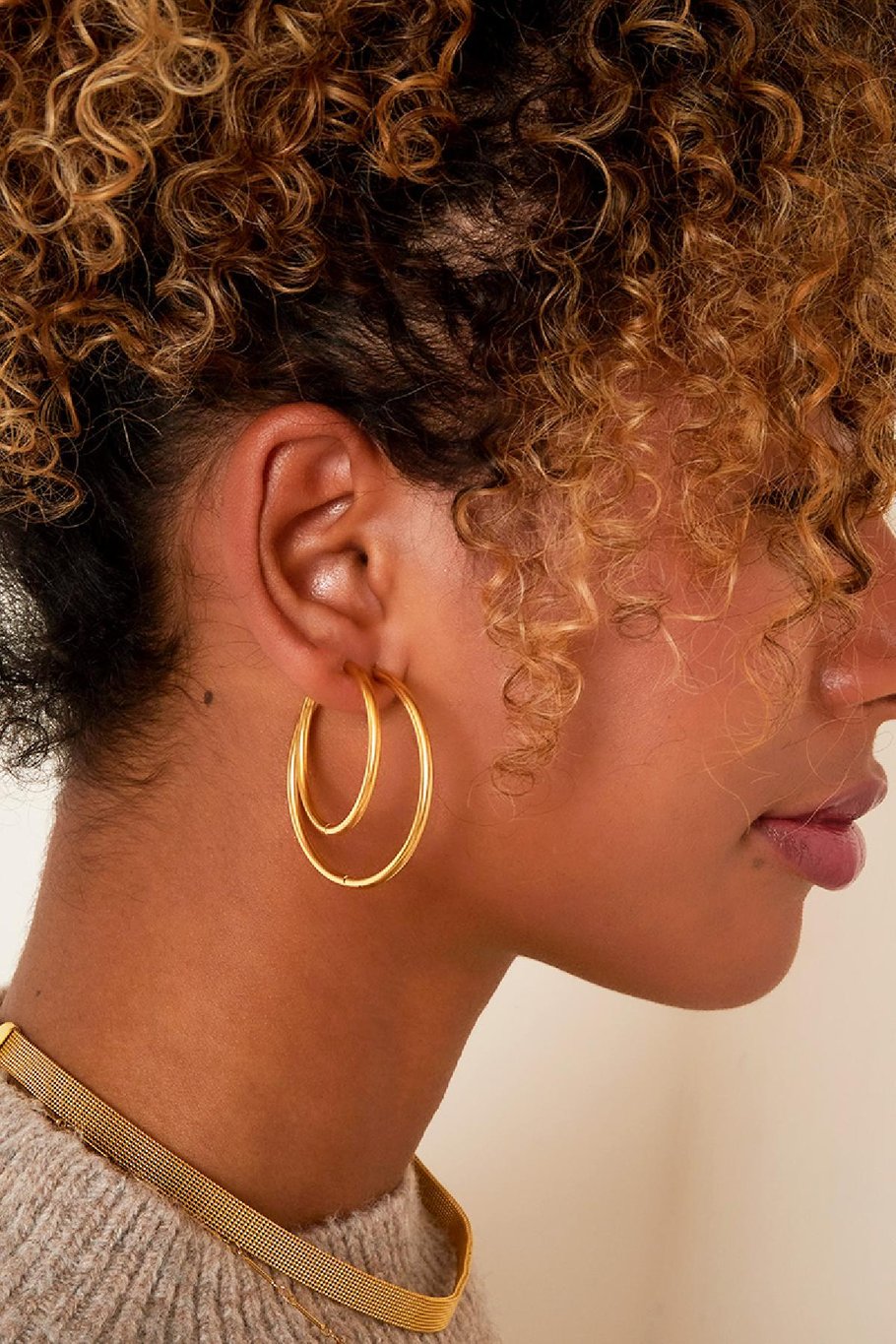 stainless steel earrings hoops small h5Picture2